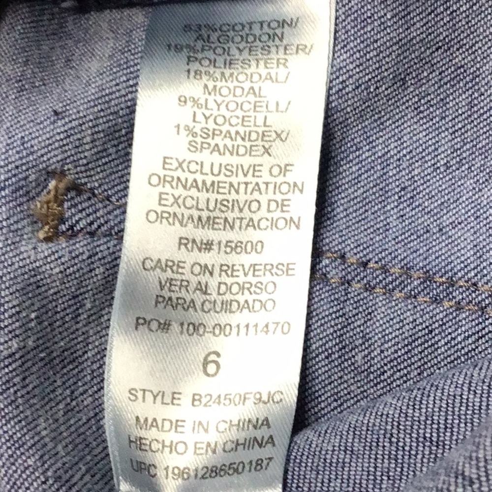 Straight Leg w/29.5" Inseam Mid Rise♀️ Democracy Absolutions Denim Jeans sac321 - Picture 4 of 4